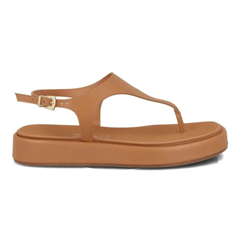 Sandália Vizzano Tiras Flatform Feminina Caramelo 36