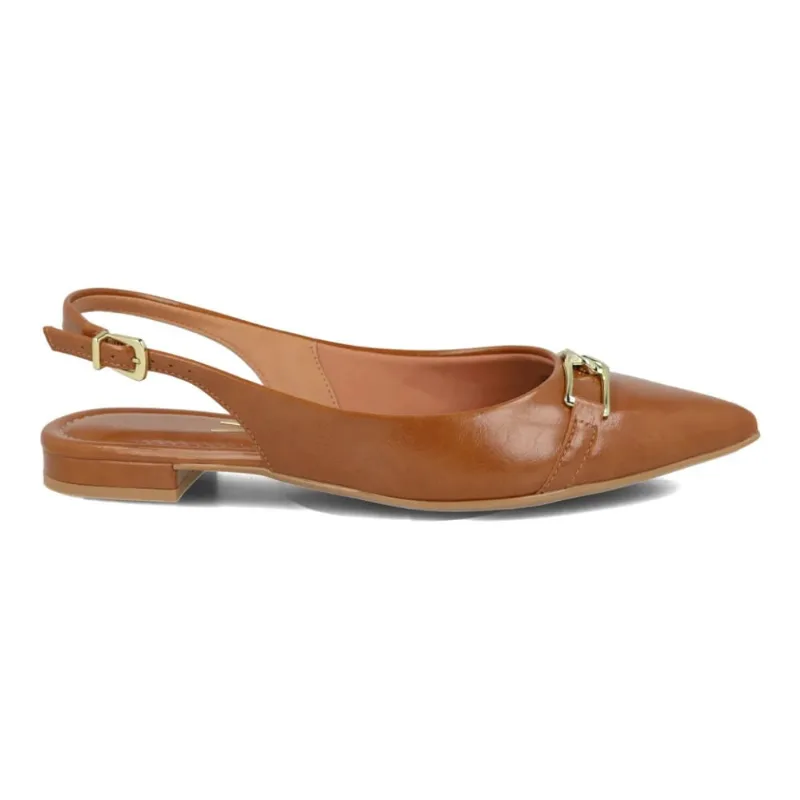 Sapatilha Slingback Vizzano Feminina Caramelo 34