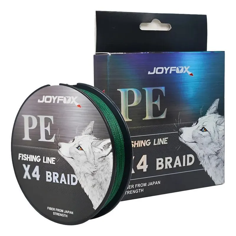 Linha Pesca Joyfox Multifilamento Verde 300m 4x 0.286mm 40lb