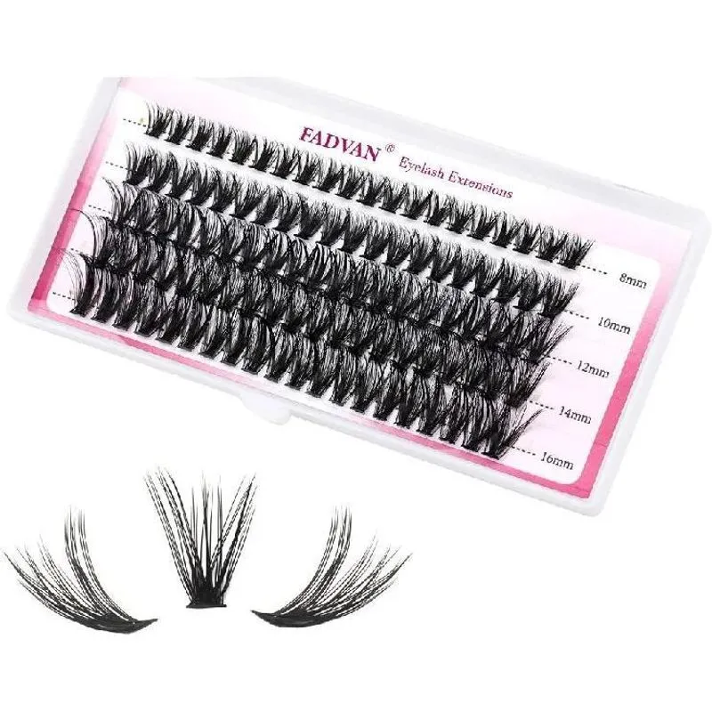 10x Cílios Fadvan 40d Tufinhos Volume Russo 0.07 D Mix D Cl