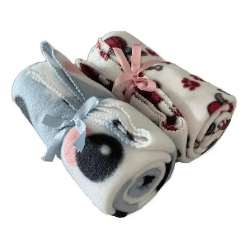 Kit 2 Mantas Pet Soft Conforto Bebê Cachorro Gato 75 - Fêmea