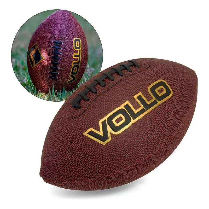 Bola Futebol Americano Tamanho Flag Vollo Marrom