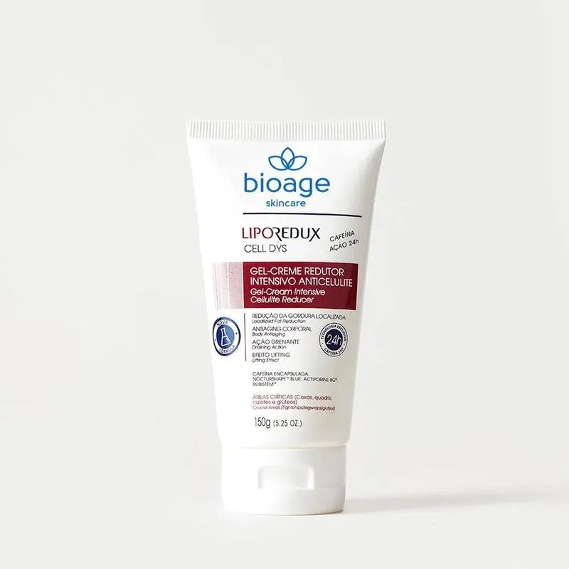 3x Gel Creme Redutor Lipo Redux Celldys Cafeína 24h 150g Bio