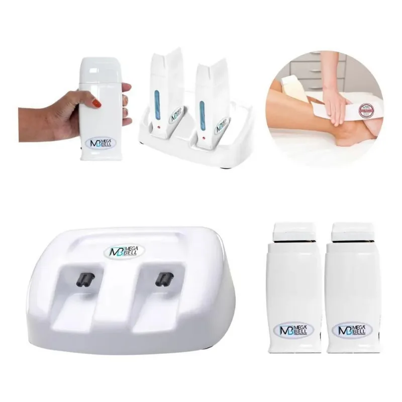 Base Dupla Toda Branca + 2 Aquecedores Termocera Roll-on 110