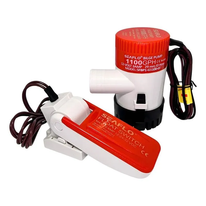 Bomba De Porão 1100gph 12v + Automático Lancha Barco Jet Ski