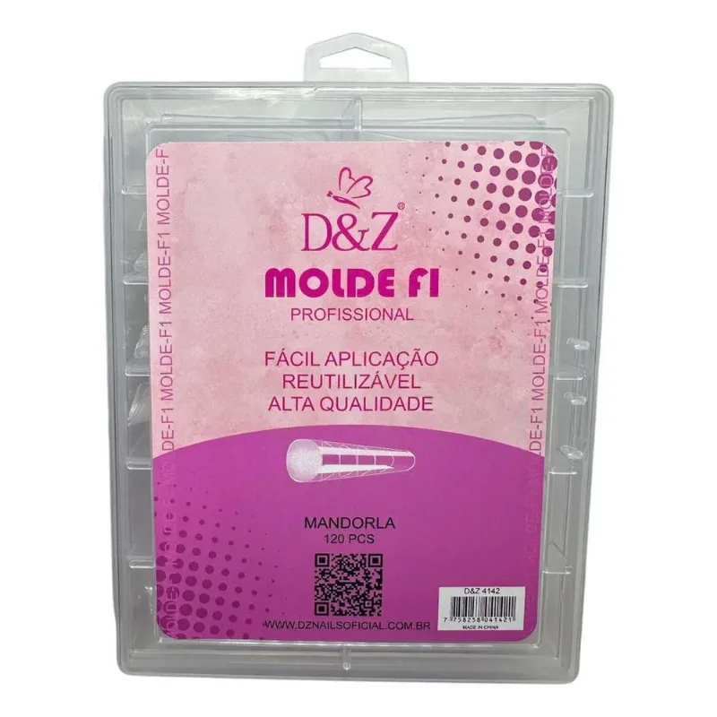Molde F1 Reutilizavel Almond Mandorla 120 Peças - D&z