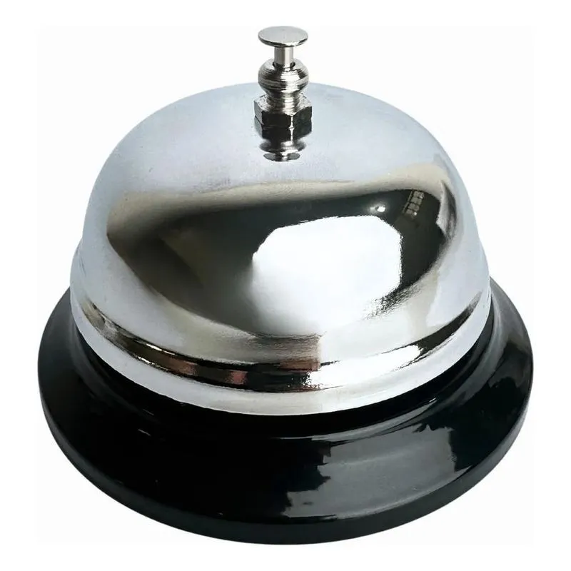 Campainha Sino De Mesa Potistore Em Metal Para Hotel Bar Coz