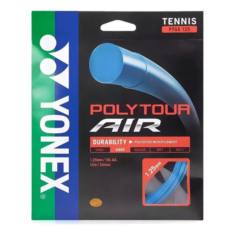 Corda Yonex Poly Tour Air 16l 1.25mm Durabilidade E Controle