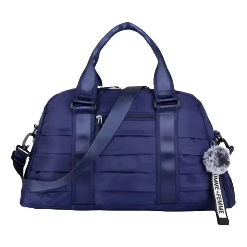 Bolsa Academia Mala Mão Viagem Transversal Bolsa Azul Marinh