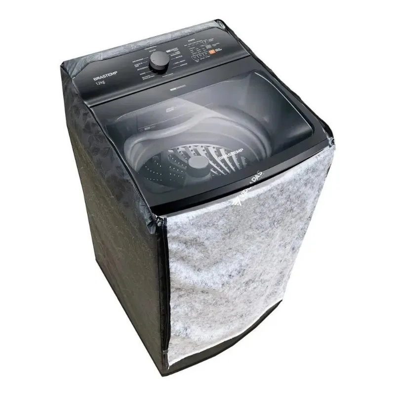 10x Capa Maquina De Lavar Brastemp 12kg Bwk Abertura Em Zip