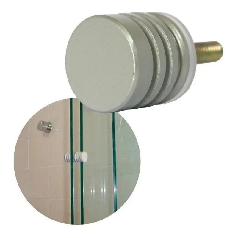 Puxador Box Porta Vidro Blindex Elegante - Fácil Ins - Fosco