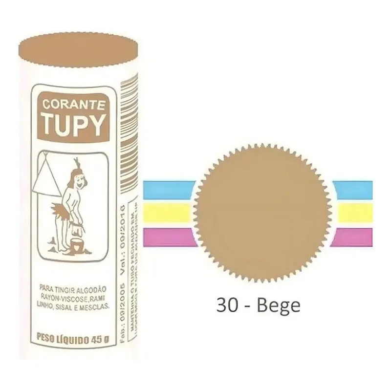 2x Corante Para Tingir Roupas E Tecidos Tupy Co