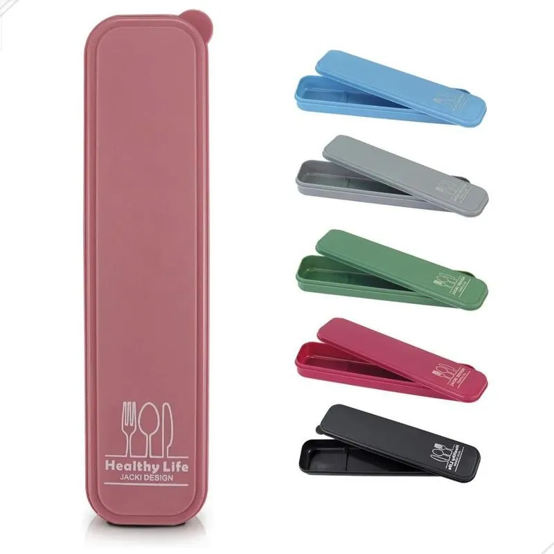 Porta Talher Po - Rosa - Porta Talher Portátil Parta Marmita