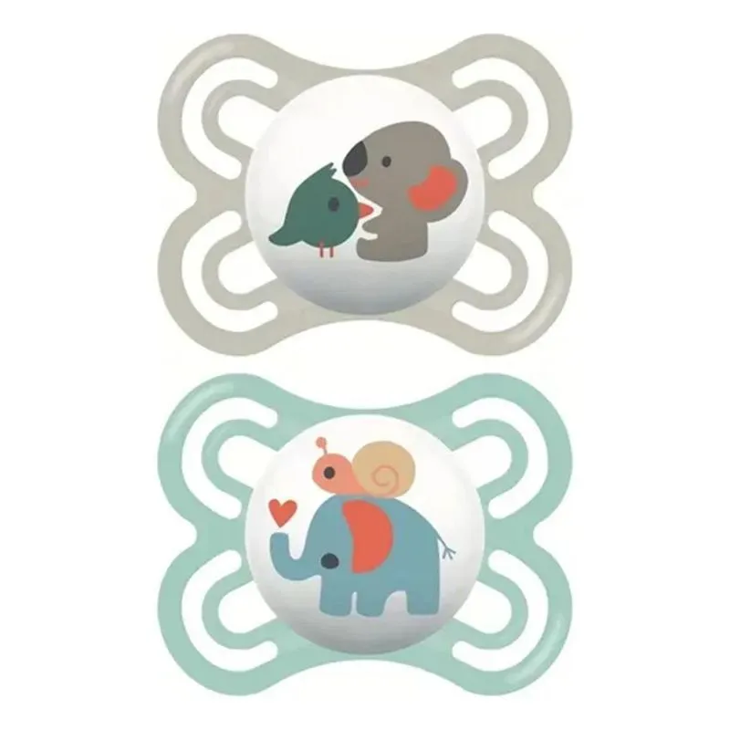 Mam Perfect Chupeta Cor Branco 0-6 Meses Embalagem Dupla Cor