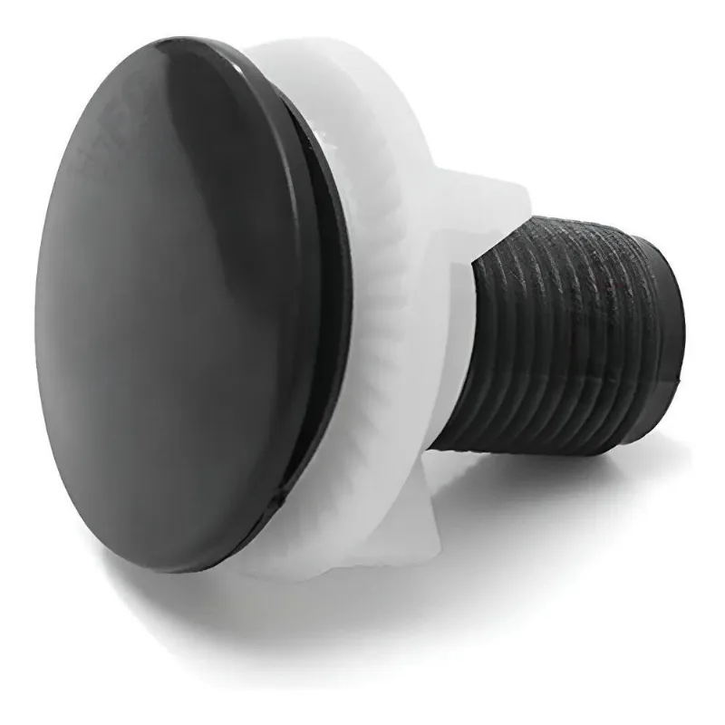 Plug Tapa Furo Pia Lavatório Bidê Cromado Abs 1/2 Luxo Cor P
