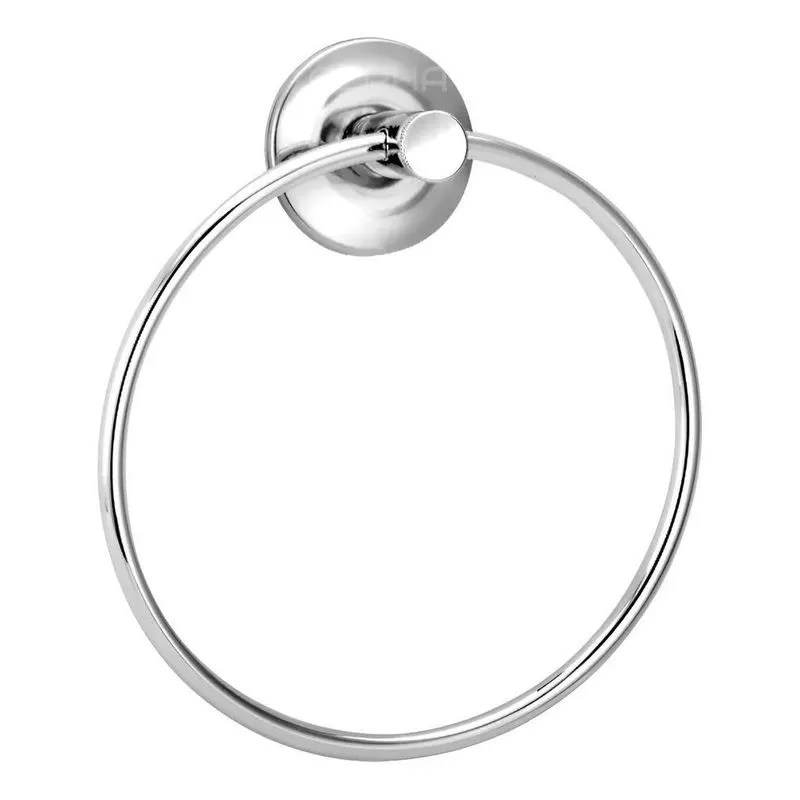 Suporte Porta Toalha Rosto Mãos Toalheiro Argola Aço Inox Ma