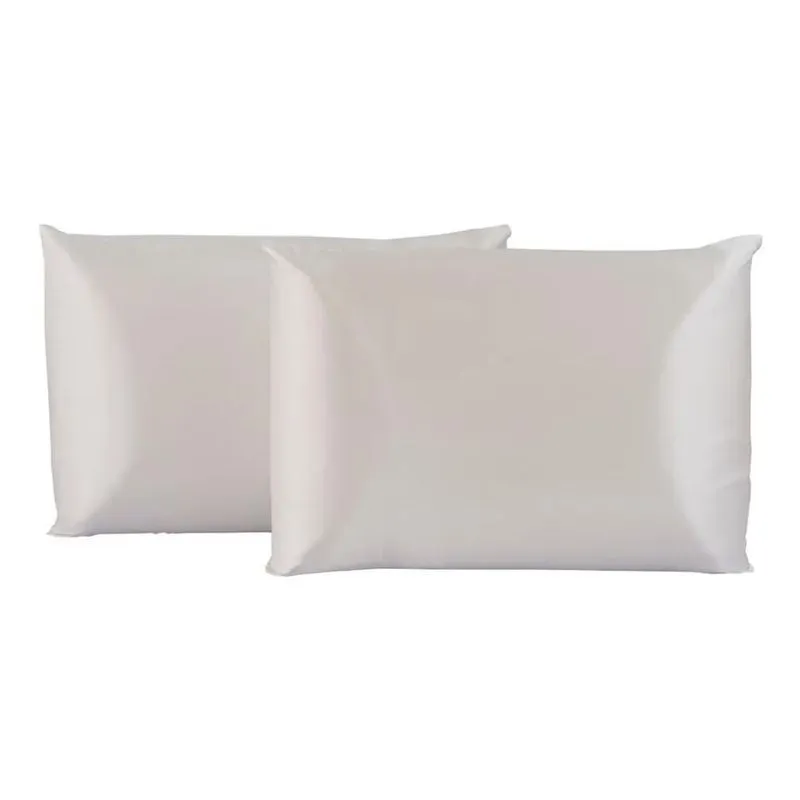 2 Fronhas Cetim Anti Frizz Seda: Cabelos Brilhantes - Perola