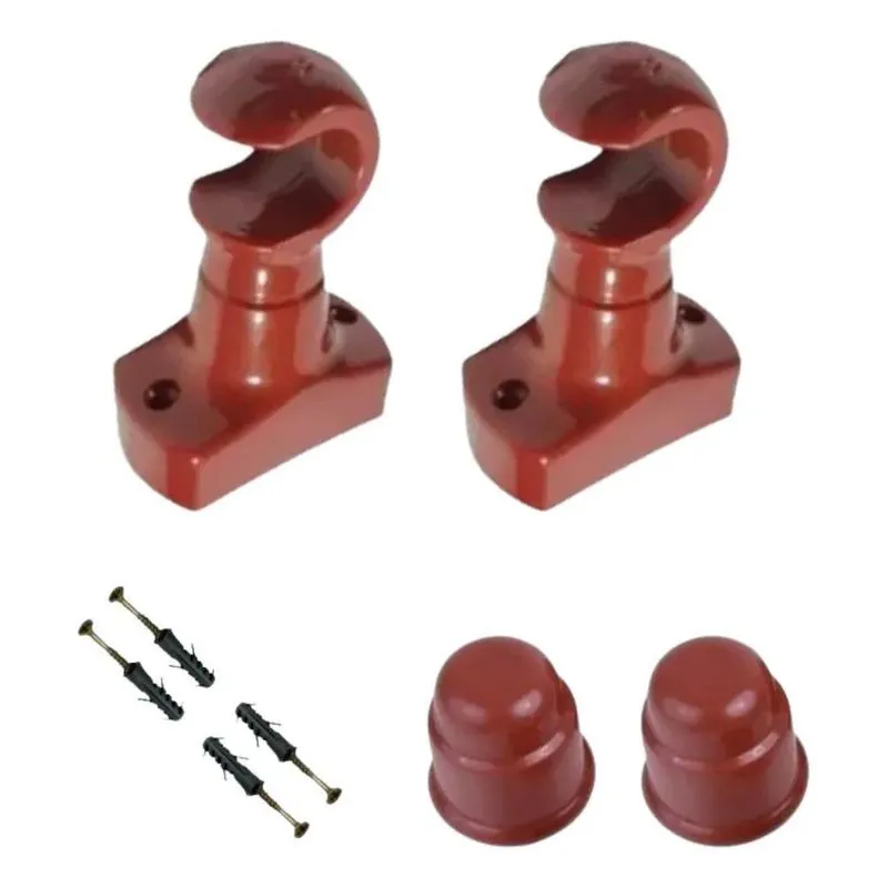 Kit Suporte Para Varão De Cortina 29mm Reibraz