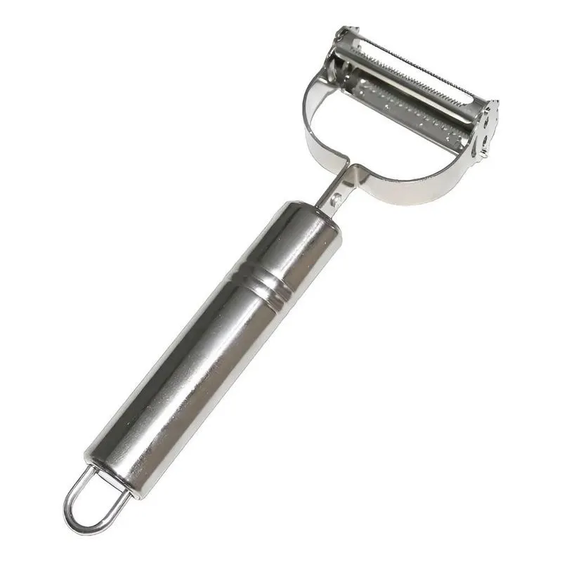 Descascador Ralador Legumes Frutas Multifuncional Inox Cor P
