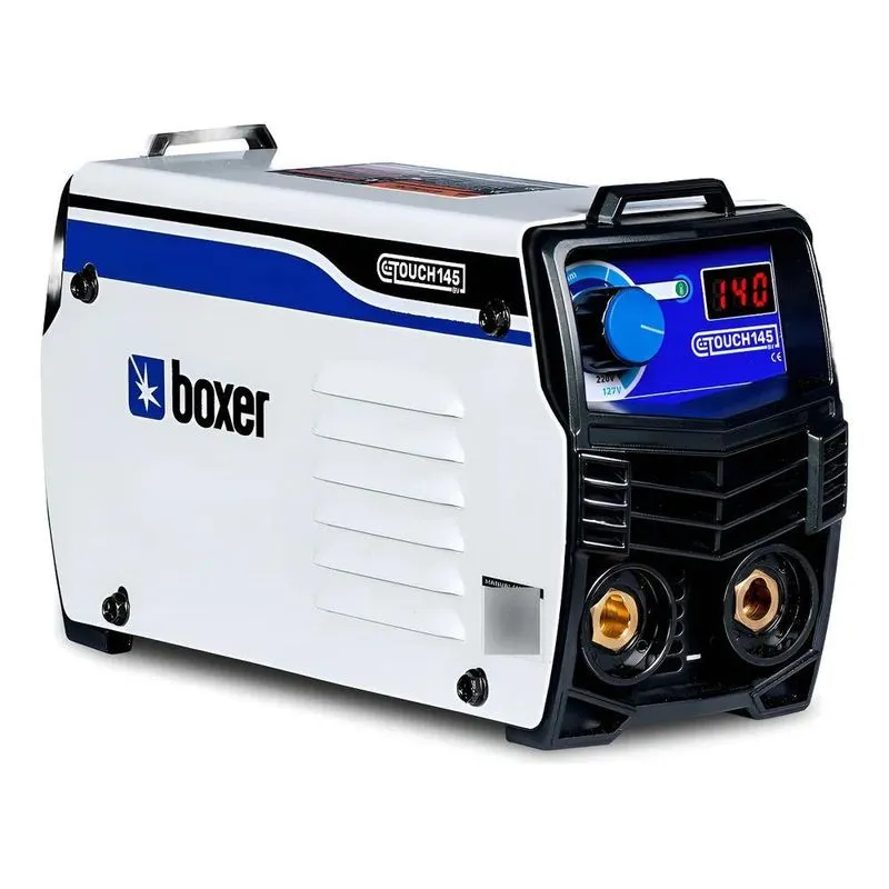 Máquina Inversora De Solda 140 Amperes Touch145 Boxer Cor Az