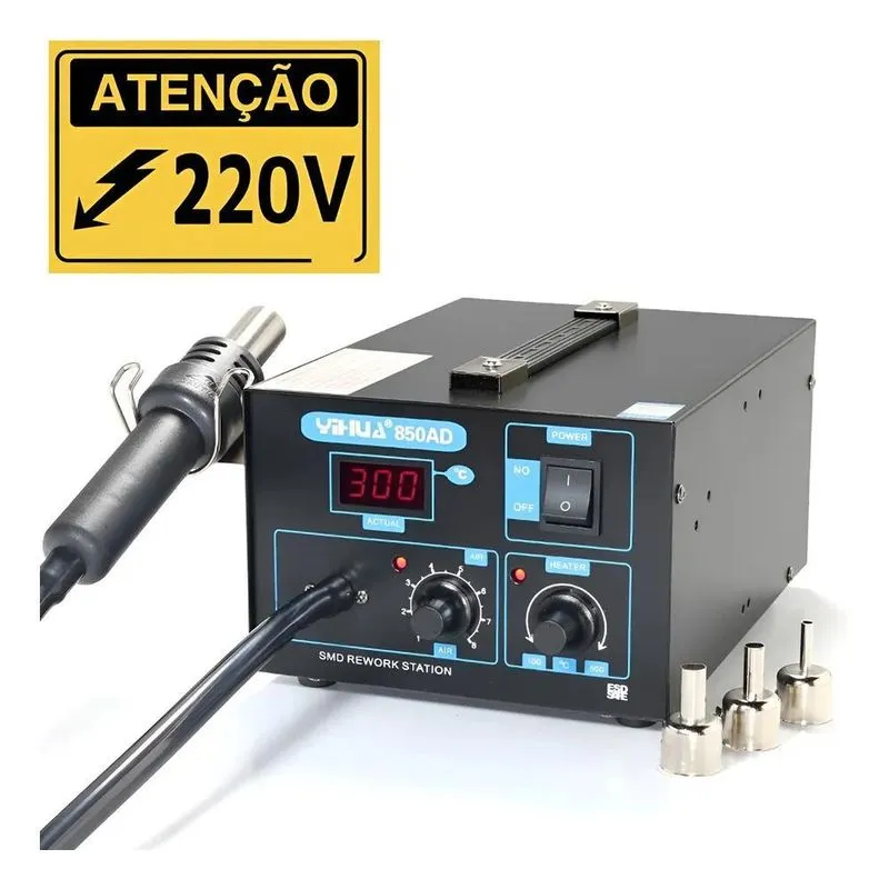 Estação De Retrabalho Smd Antiestática Yihua 850ad Com Ajust