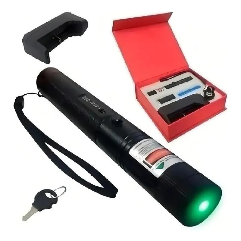 Caneta Laser Pointer Ultra Forte Alcance 50km - Verde 303