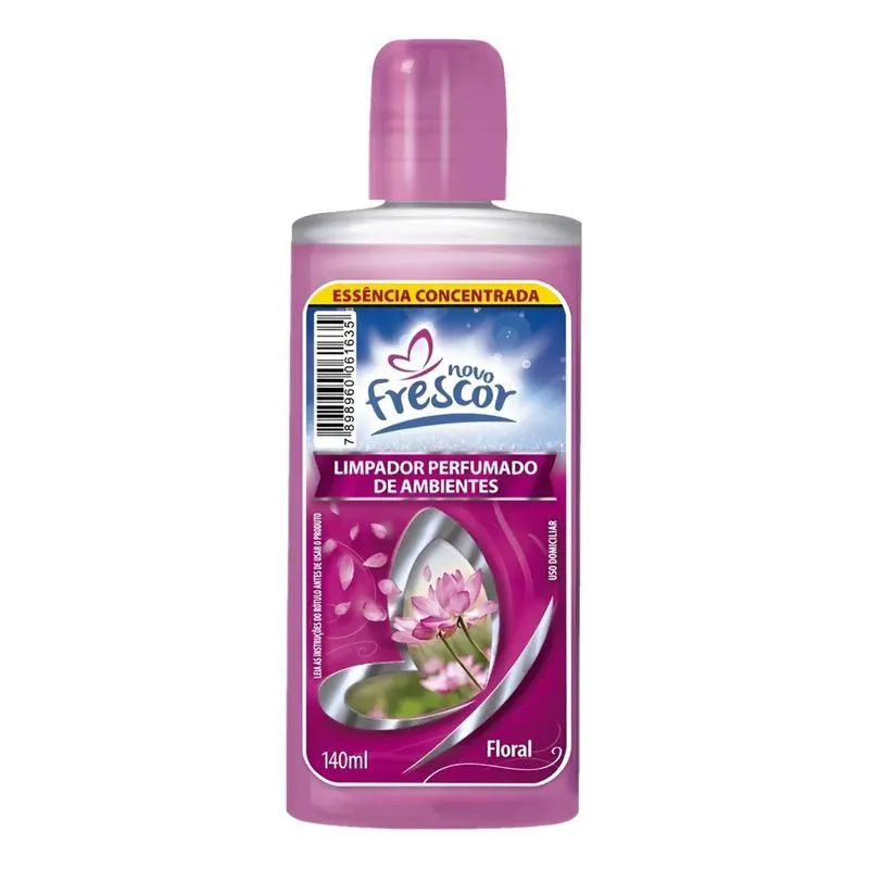 Novo Frescor: Aromatizante E Limpador Multiuso 140m - Floral
