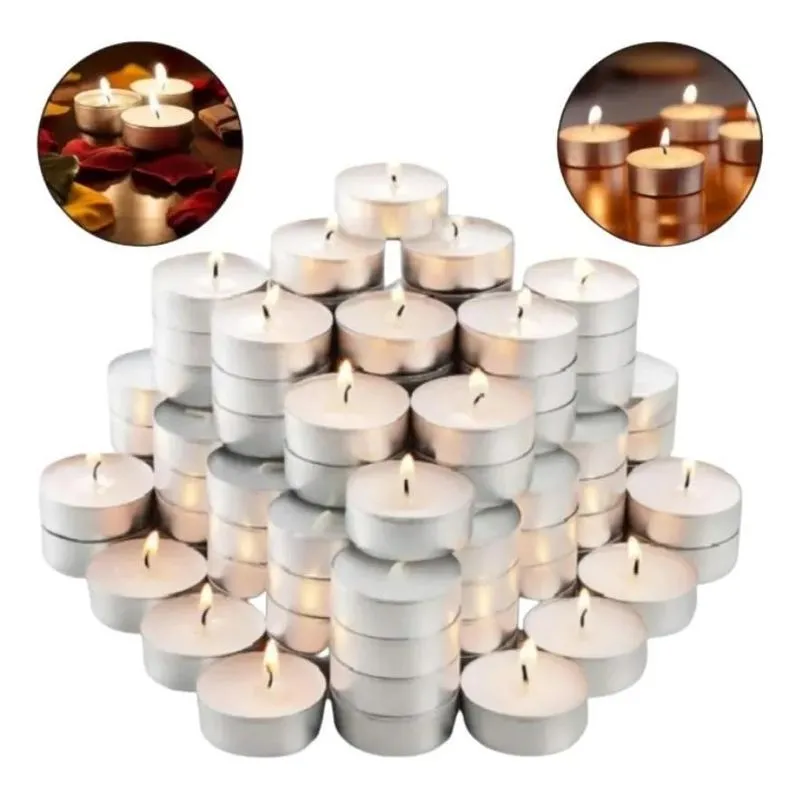 2x Kit 100 Velas Rechaud Decoração Casamento Lamparina Ataca