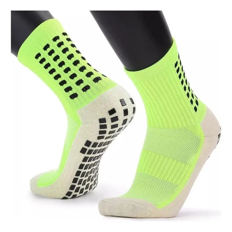 2x Meia Futebol Antiderrapante Tipo Pro Soccer Trusox Esport