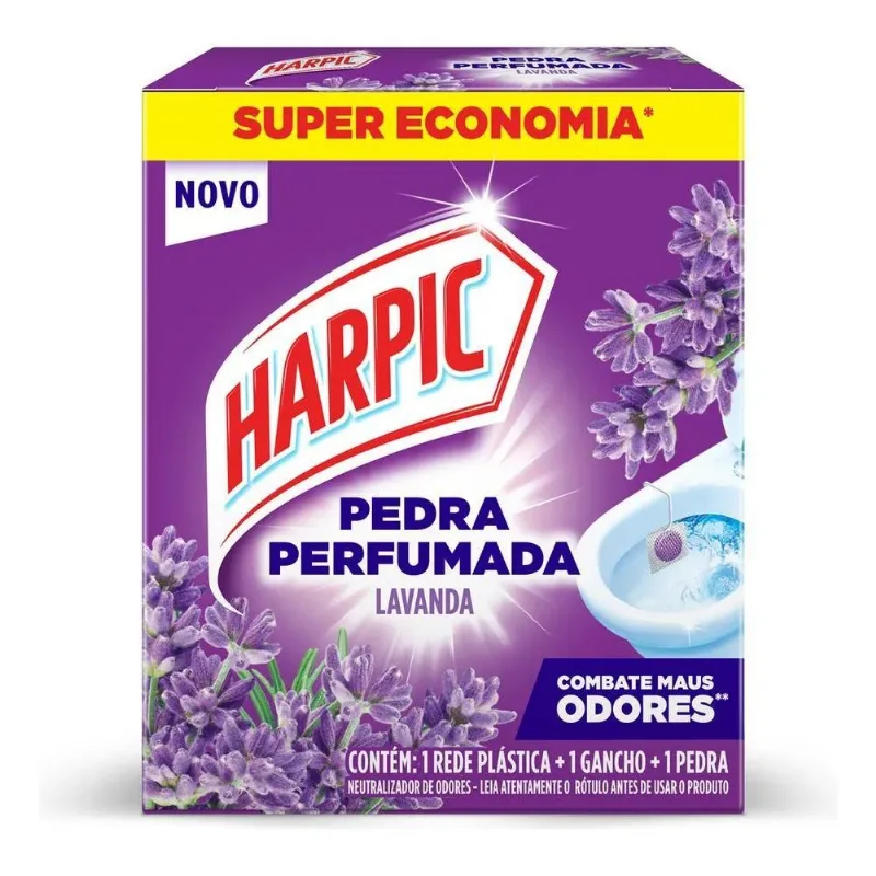 5x Detergente Sanitário Em Pedra Perfumada Lavanda E Bem-e