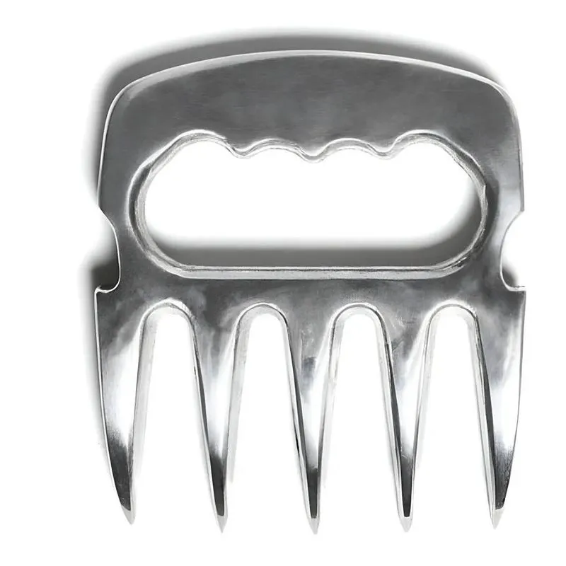 Garra Bugtech De Urso Para Churrasco Alumínio Metal Polido P