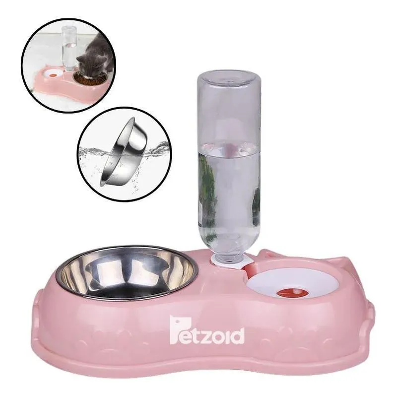 10x Comedouro E Bebedouro Automático Para Cães E Gatos Filh