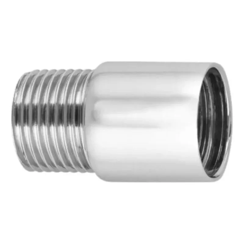 2x Alongador Prolongador Extensor Torneira 4cm Metal Cromado