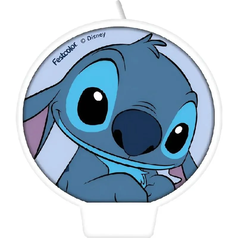 Vela Para Aniversário Festa Stitch New Com 1 Unidade