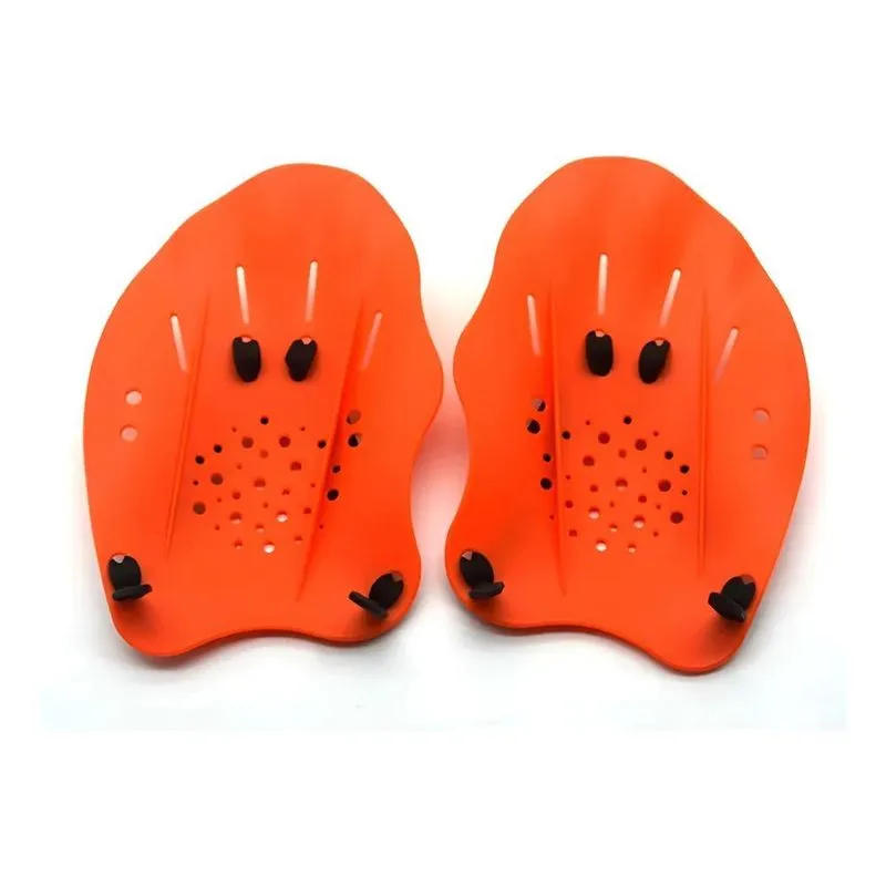 Palmar Natação Hammerhead Adulto: Potencialize Sua - Laranja