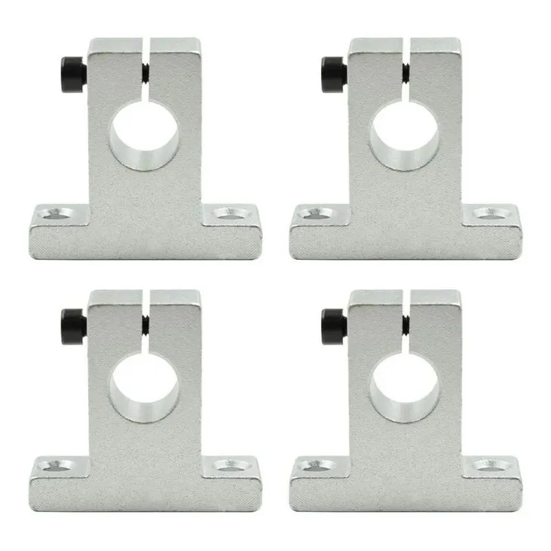 5x Kit 4 Suporte Para Eixo Guia Linear 12mm Sk12 Cnc Router