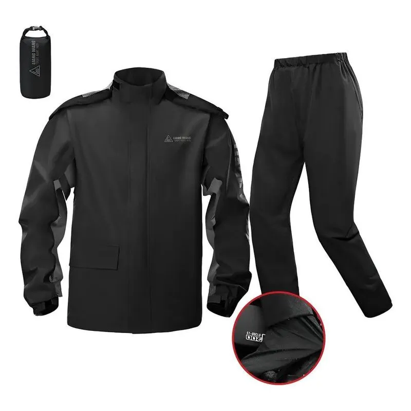 Capa De Chuva Impermeável Motoqueiro Co Preto Xg