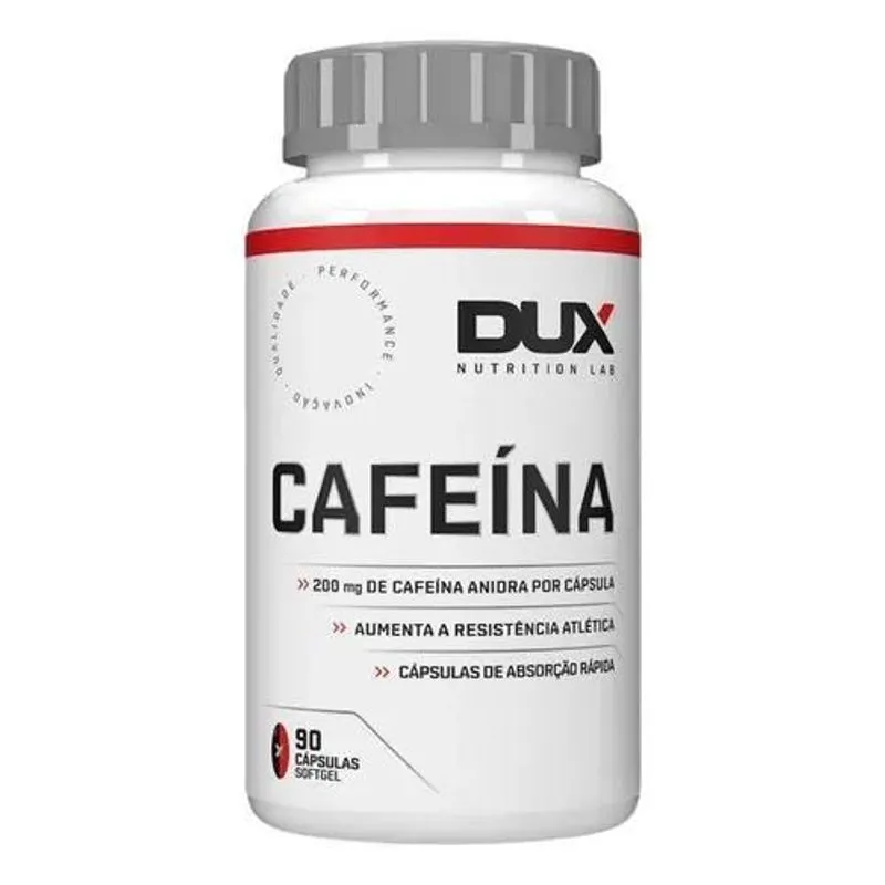 10x Cafeina Dux Nutrition Em Capsulas Cafeina Anidra Energi