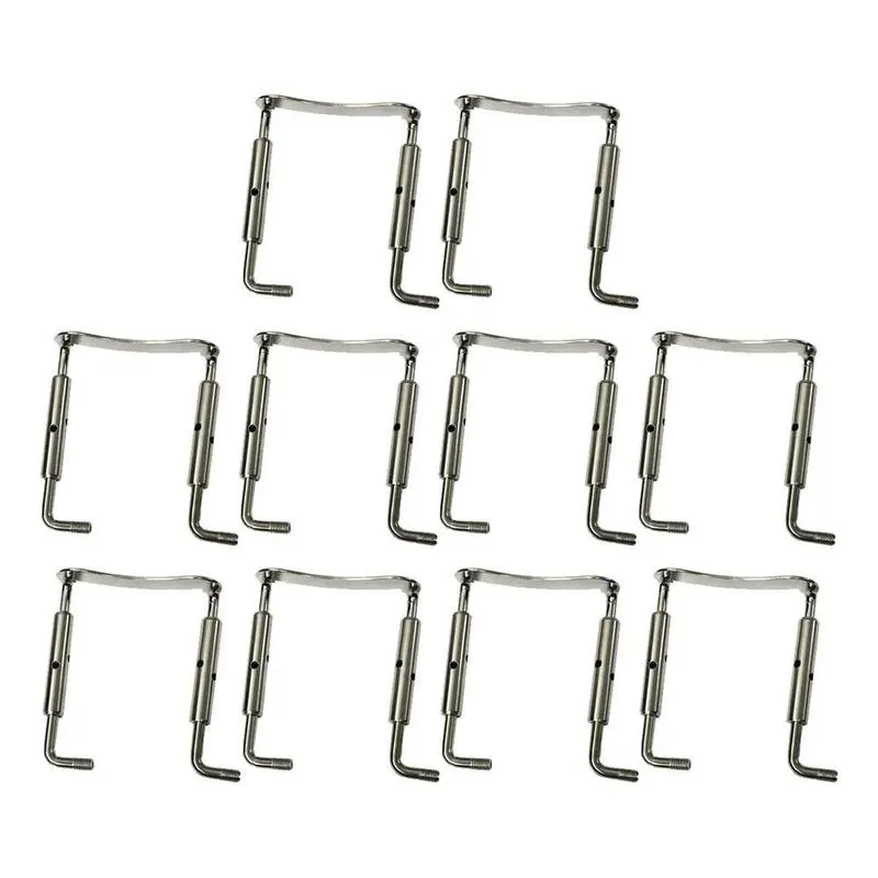 Ferragem Queixeira Violino Tarttan Níquel - Kit Com 10
