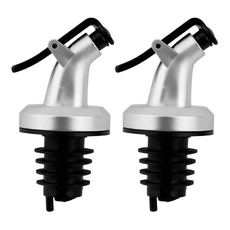 2x Peças Jogo Bico Dosador Azeite Oleo Vinagre Shoyu Vinho