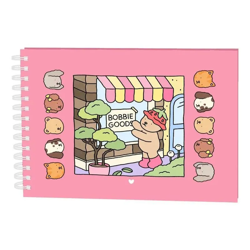 10x Livro De Colorir Bobbie Goods 50 Folhas Caderno De Dese