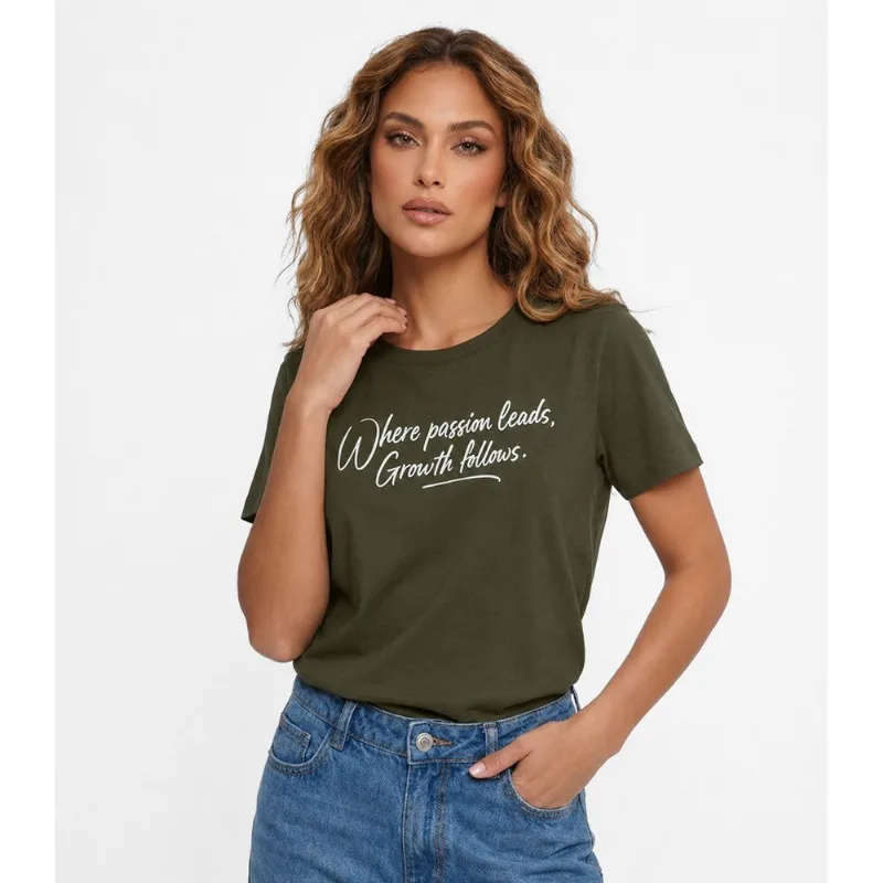 Blusa Feminina Molecotton Com Estampa Infinita Cor Verde G