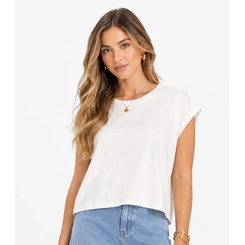 Blusa Verão Feminina Infinita Cor Bege G