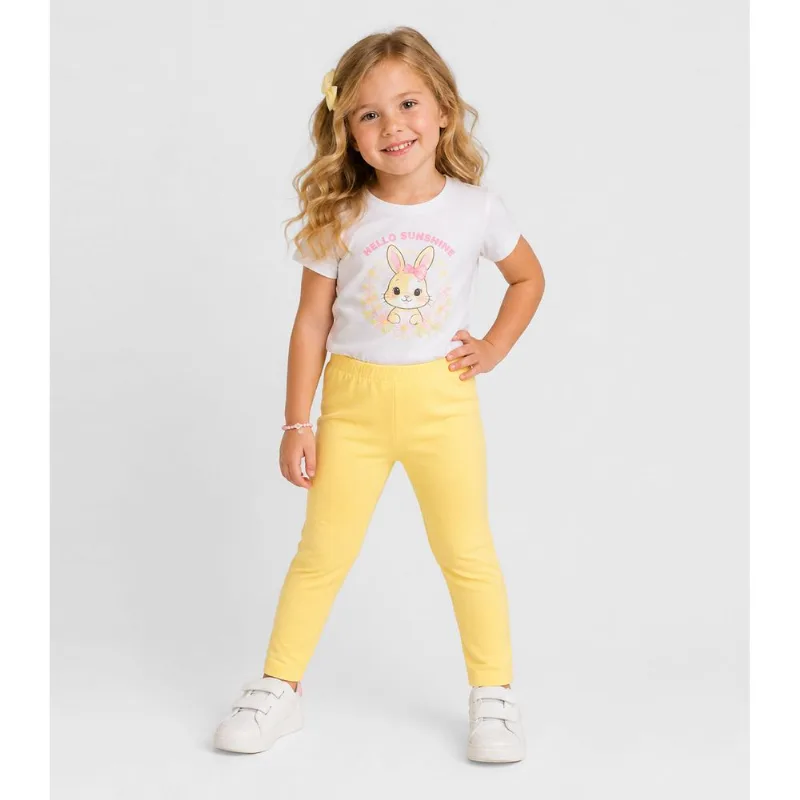 Legging Infantil Feminina Select Amarelo 4