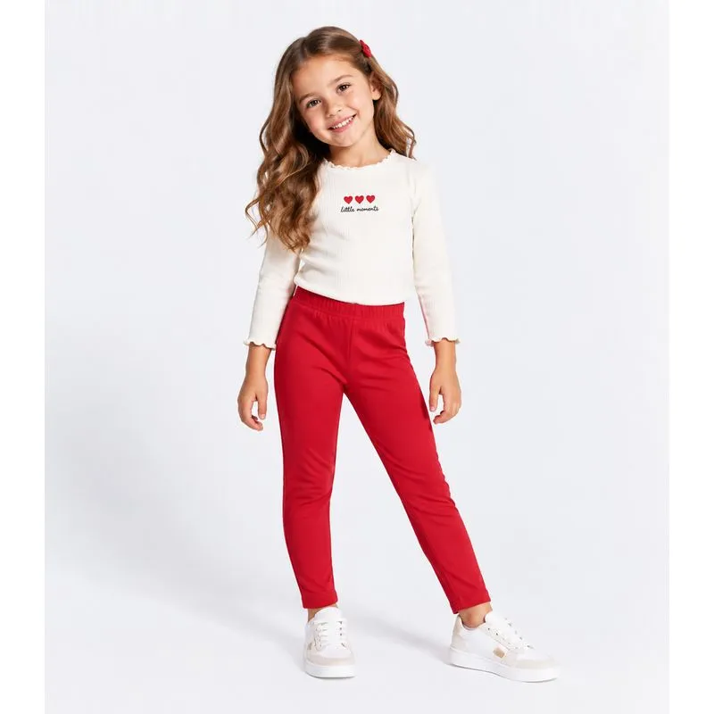 Legging Infantil Feminina Select Vermelho 10