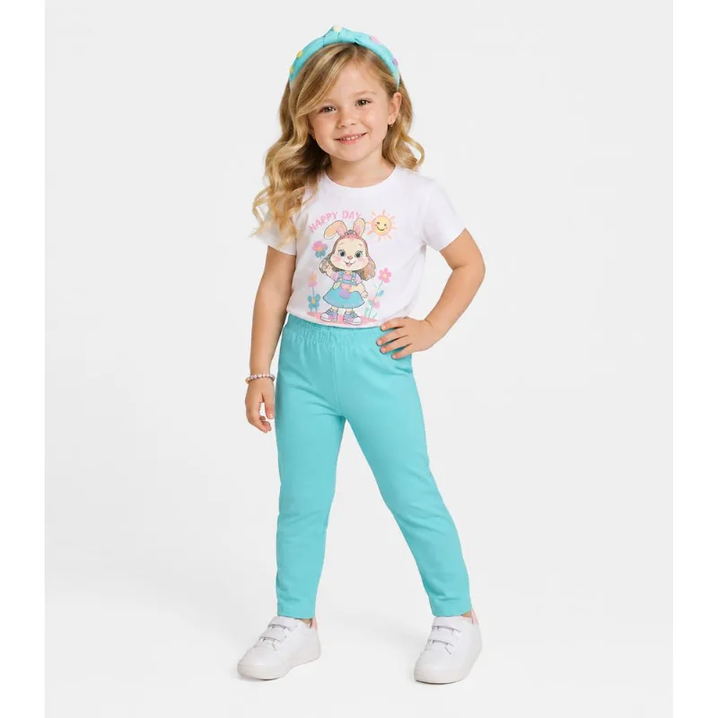 Legging Infantil Feminina Select Azul 6