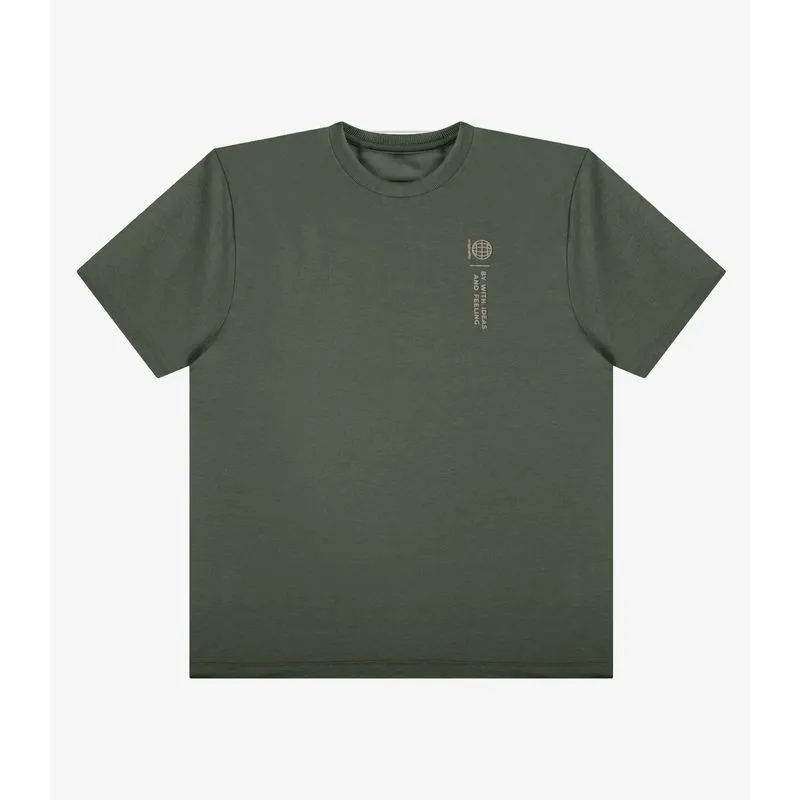 Camiseta Masculina Estampada Rovitex Verde M