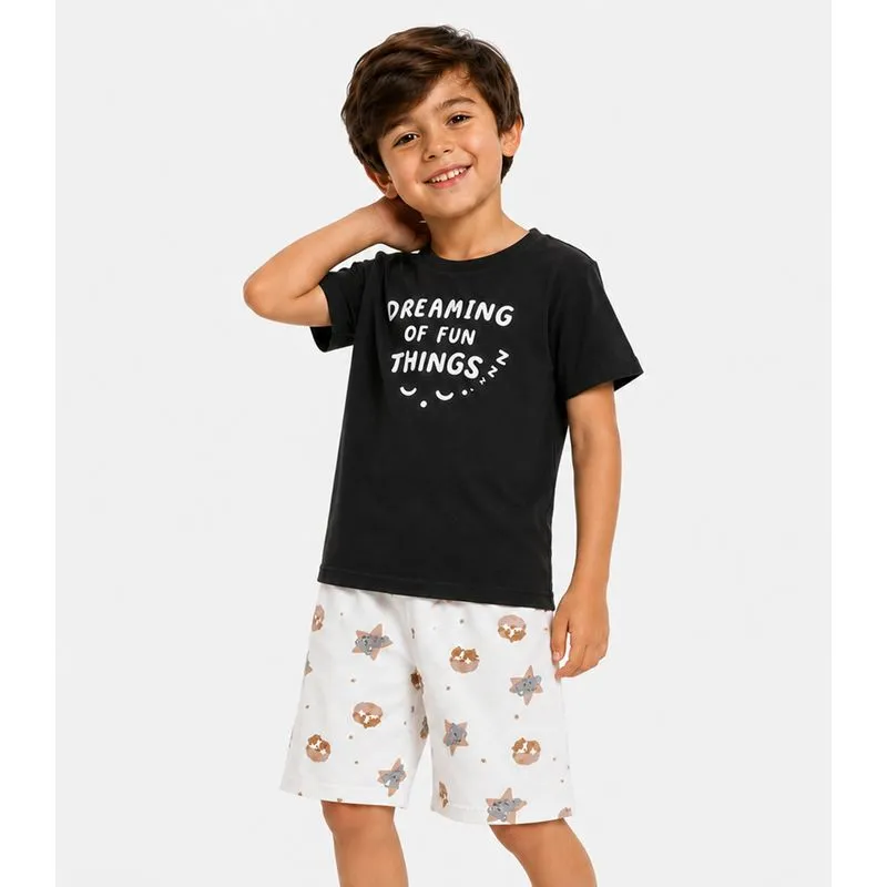 Pijama Infantil Masculino Select Preto 8