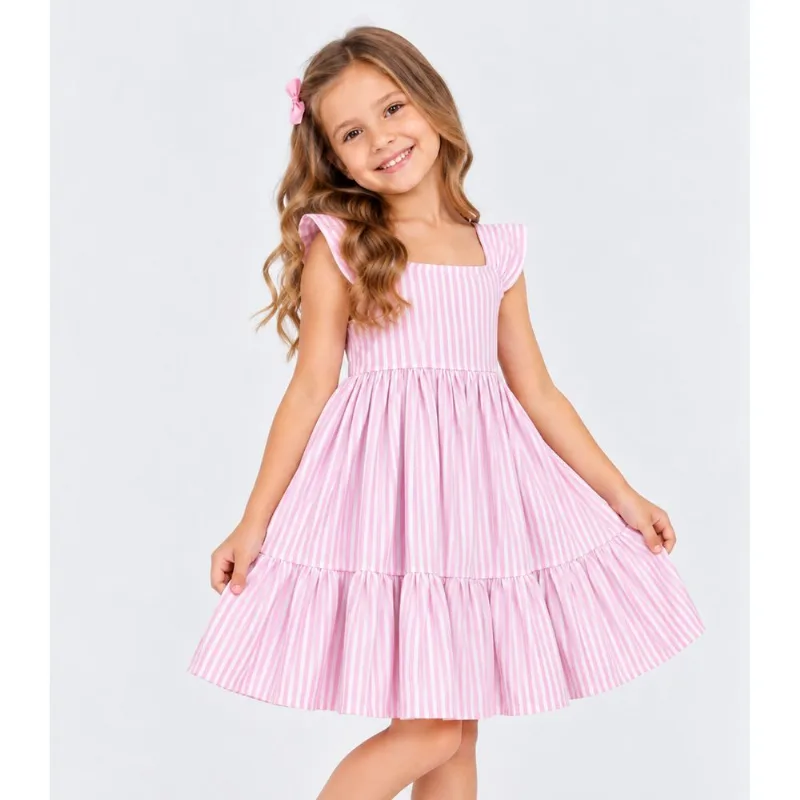 Vestido Verão Feminino Select Rosa 4