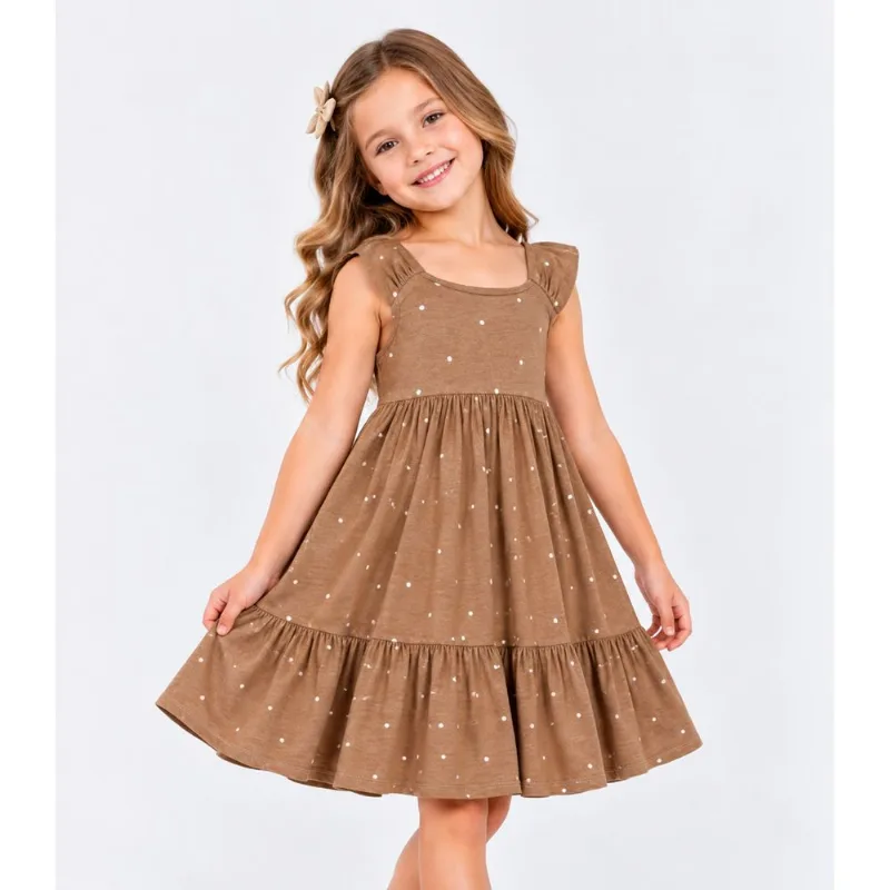 Vestido Verão Feminino Select Marrom 4